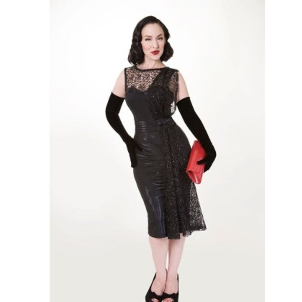 NWT TEMPEST STORM By Tatyana Black Widow Dress S